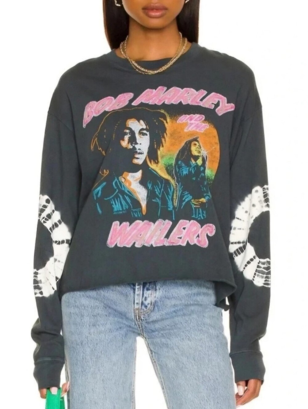 DAYDREAMER Oversized Bob Marley & The Wailers Tie Dye Tee